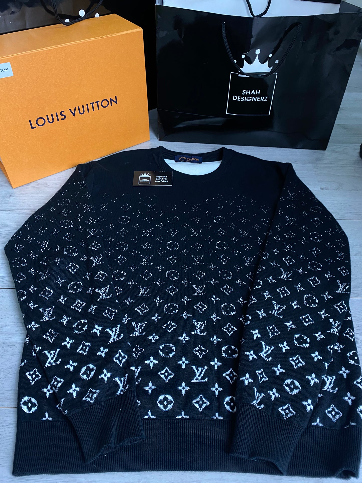 Louis Vuitton Gradient Sweater Black