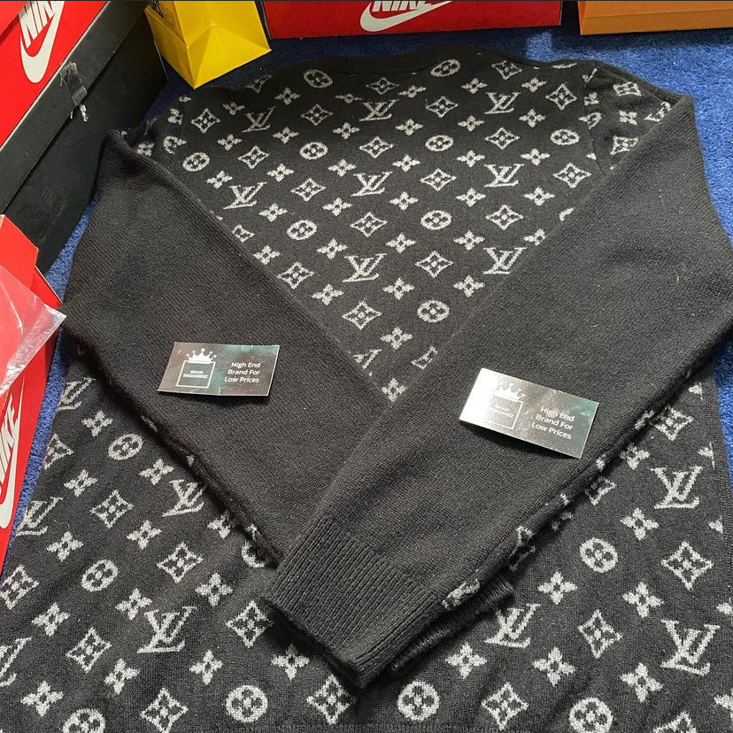 Louis Vuitton Half and Half Monogram Sweater