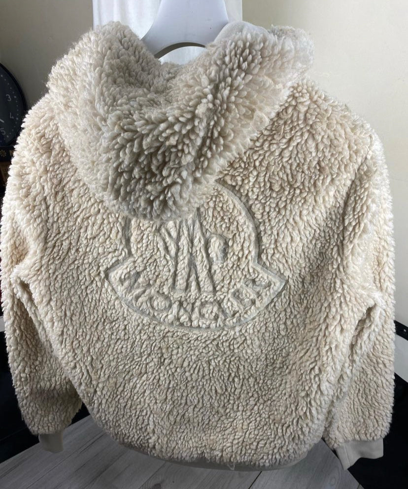 Moncler Teddy Zip Up Hoodie