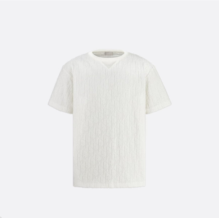 Dior Oblique Towel Tee White