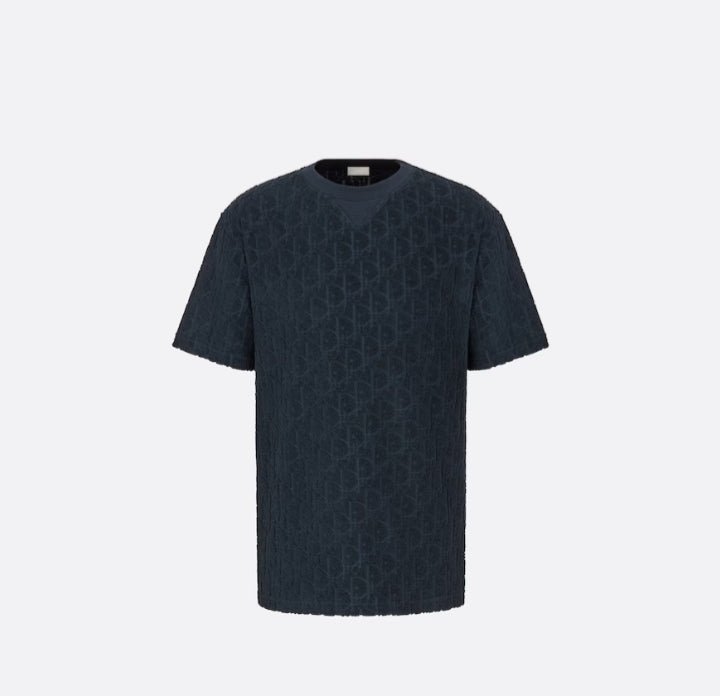 Dior Oblique Towel Tee Navy